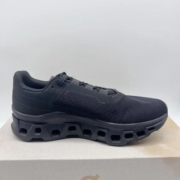 On Cloudmonster Cloudtec Running Shoe Sneaker Black/ Magnet Mens Size US 14 - Picture 8 of 12